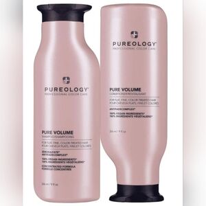 NWT FULL SET Pureology Pure Volume Shampoo226ml & Conditioner 226mDOU 100% VEGAN